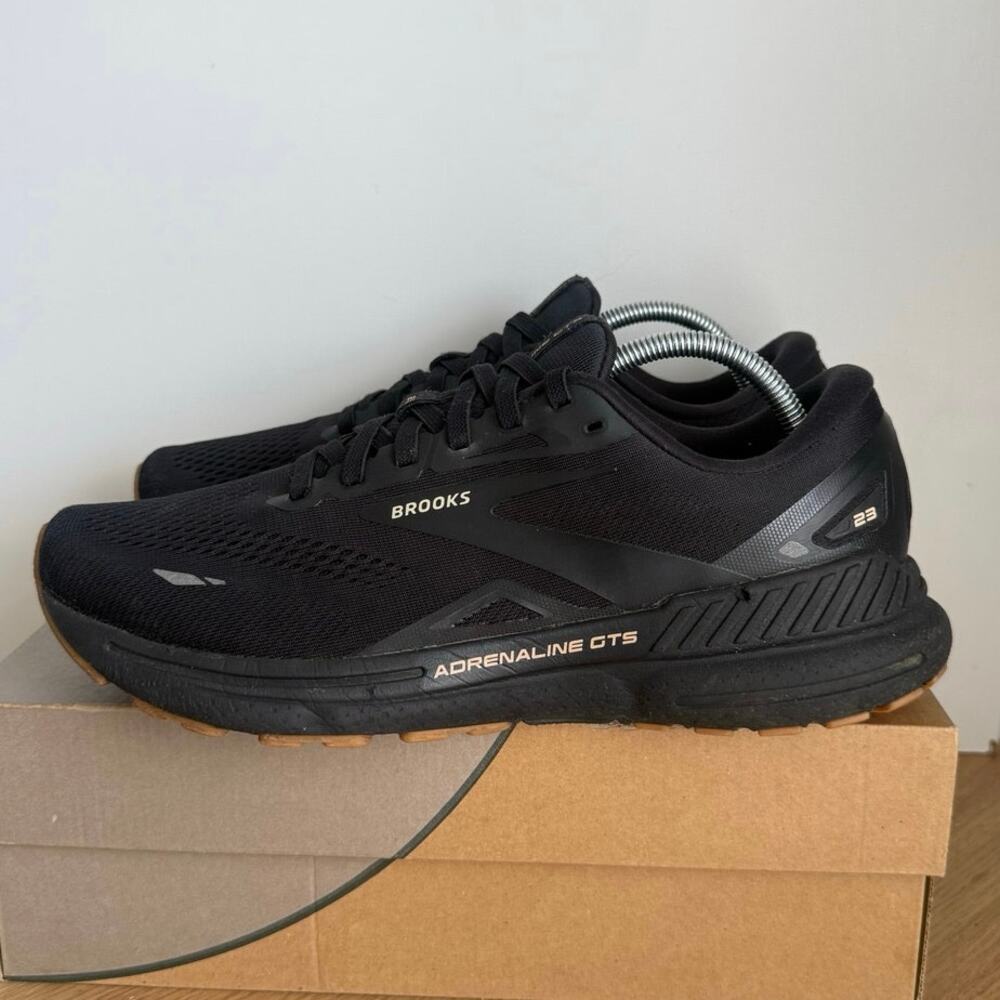 Brooks Adrenaline 23 ‘Black Gum’ Men Running Sneakers- SZ 11 - Picture 4 of 16